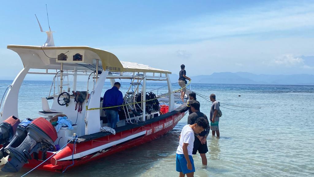 Seorang Warga Negara Jerman Tewas, Setelah Perahu Yang Di Tumpanginya Tabrakan Di Laut Nusa Penida.