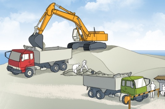 <strong>Parah!! Proyek Penataan Lahan Di Wilayah Kuta Selatan Kab Badung, Dicurigai Menggunakan BBM Subsidi</strong>