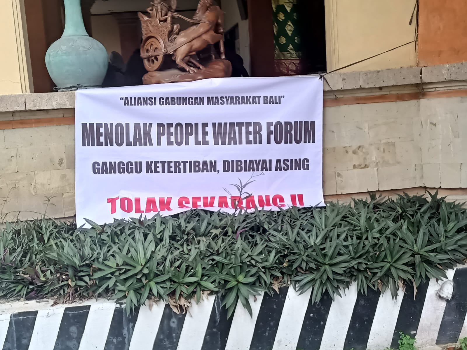 Disebut Dibiayai Asing, Aliansi Gabungan Masyarakat Bali Menolak People’s Water Forum