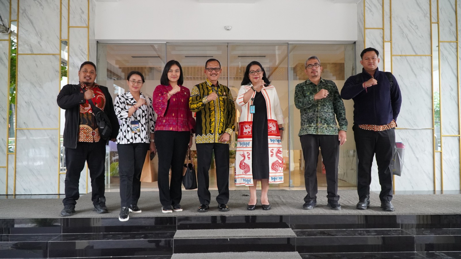 Kakanwil Kemenkumham Bali Bersama Direktur Pelayanan Komunikasi HAM Bahas Peningkatan Pelayanan dan Perlindungan HAM di Bali