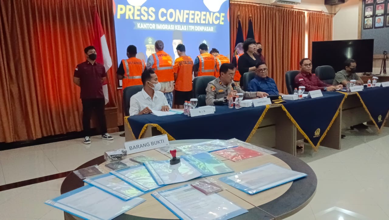 Enam WNA Nakal Segera Dideportasi dari Bali Diduga Scamming, Penipuan Online, Kasus Izin Tinggal Hingga Overstay 