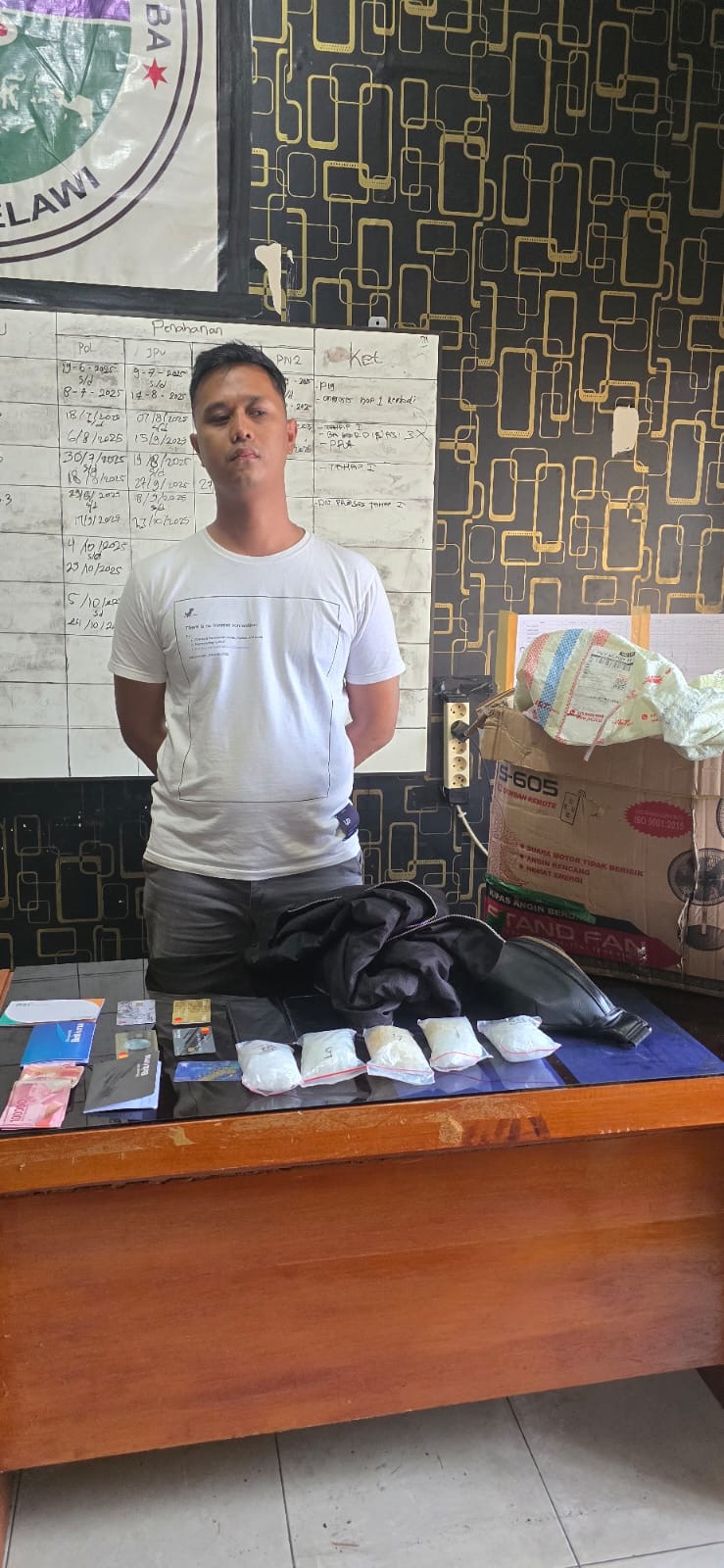 GEGER! ANGGOTA POLRI DIAMANKAN BAWA SABU SETENGAH KILO LEBIH