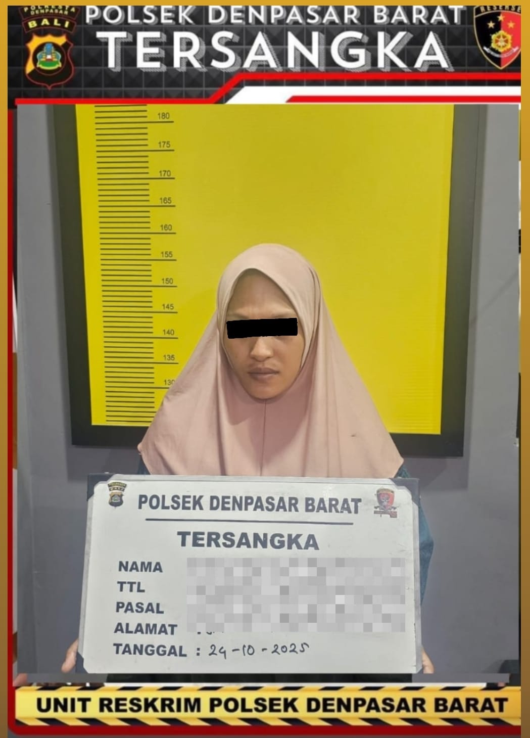 Polsek Denpasar Barat Ringkus Pembantu Rumah Tangga Curi Motor dan Uang Majikan Senilai Rp28 Juta Polsek Denpasar Barat Ringkus Pembantu Rumah Tangga Curi Motor dan Uang Majikan Senilai Rp28 Juta